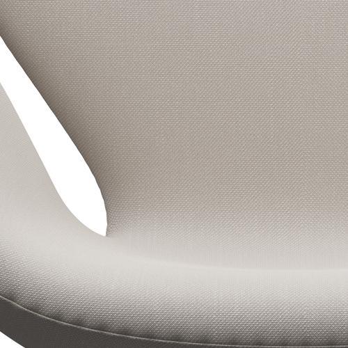 Fritz Hansen Swan Lounge Chair, Black Lacquered/Steelcut Wool White