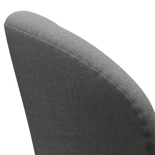 Fritz Hansen Swan Lounge stol, sort lakeret/sunniva grå