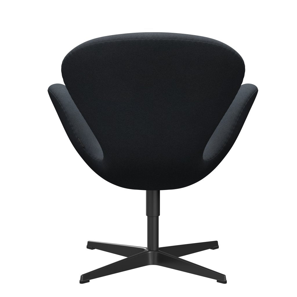 Fritz Hansen Swan Lounge stol, sort lakeret/tonus mørkegrå