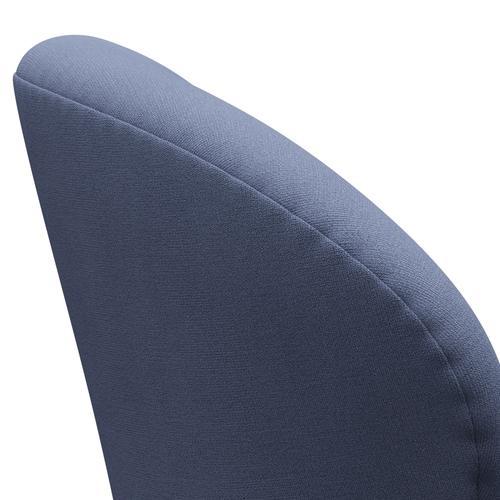 Fritz Hansen Swan Lounge Chair, Silver Grey/Christianshavn Light Blue Uni