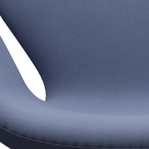 Fritz Hansen Swan Lounge Chair, Silver Grey/Christianshavn Light Blue Uni