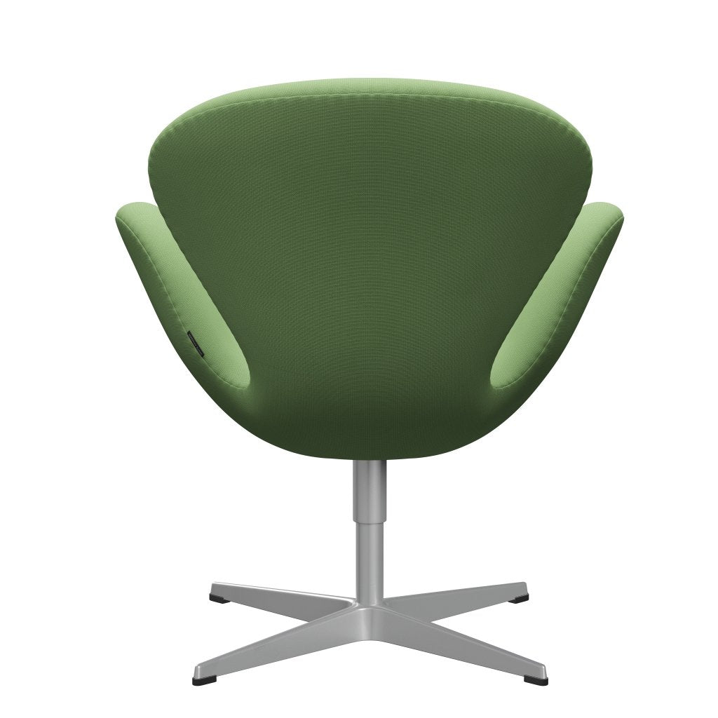Fritz Hansen Swan Lounge Chair, Silver Grey/Fame Light Green