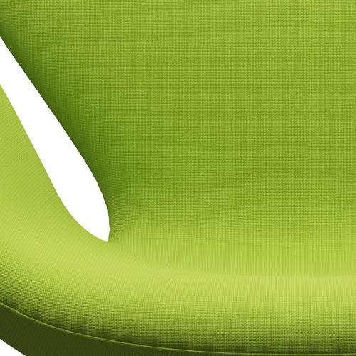 Fritz Hansen Swan Lounge Chair, Silver Grey/Fame Neon Green