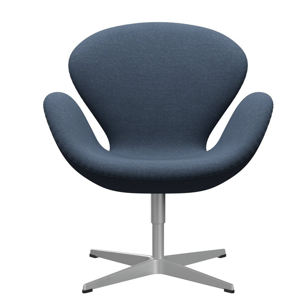 Fritz Hansen Swan Lounge Chair, Silver Grey/Fiord Dark Construction/Grey