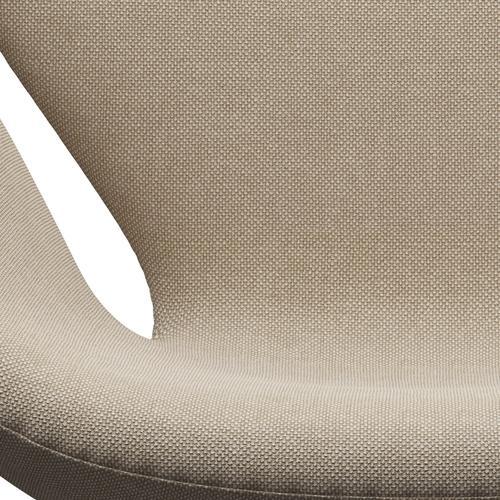 Fritz Hansen Swan Lounge Chair, Silver Grey/Hallingdal Sand