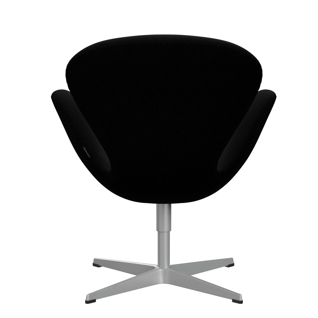 Fritz Hansen Swan Lounge Chair, Silver Grey/Hallingdal Black
