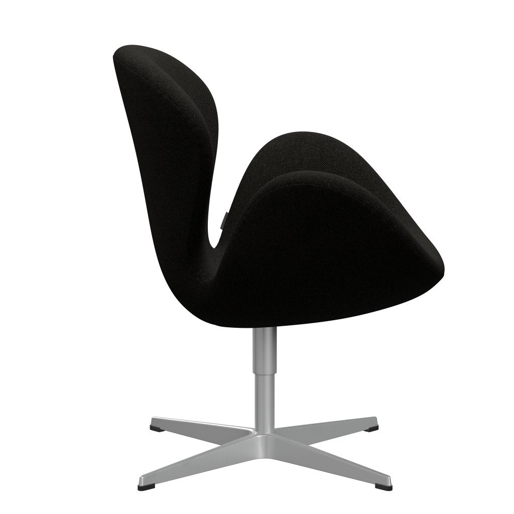 Fritz Hansen Swan Lounge Chair, Silver Grey/Hallingdal Black/Grey (173)