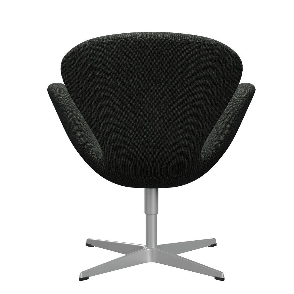 Fritz Hansen Swan Lounge Chair, Silver Grey/Hallingdal Black/Grey (368)