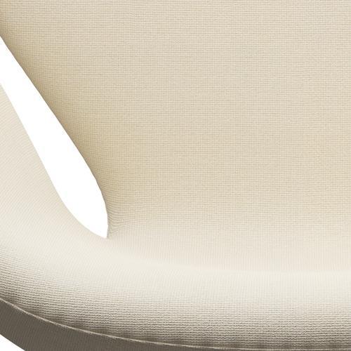 Fritz Hansen Swan Lounge stol, sølvgrå/Hallingdal uld hvid