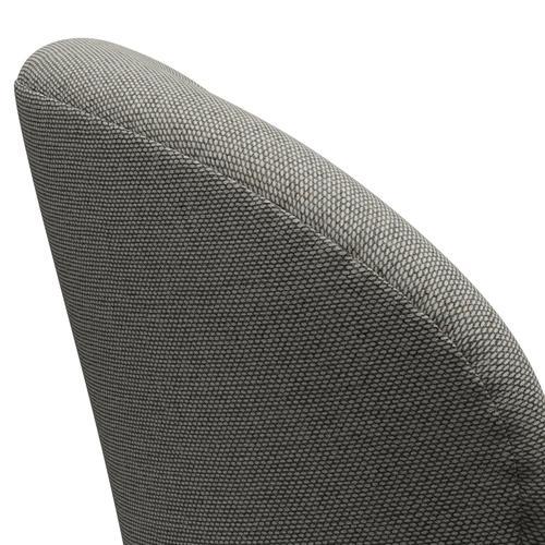 Fritz Hansen Swan Lounge Chair, Silver Grey/Re Wool Grey White/Uni