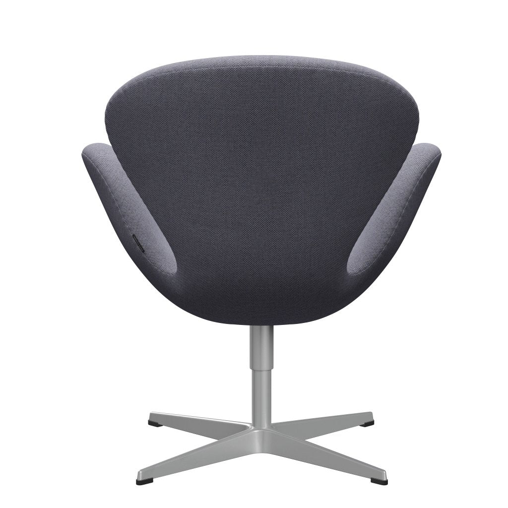 Fritz Hansen Swan Lounge Chair, Silver Grey/Re Wool Lavender/Natural