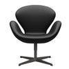 Fritz Hansen Swan Lounge Chair, Warm Graphite/Aura Black