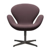Fritz Hansen Swan Lounge Chair, Warm Graphite/Capture Aubergine