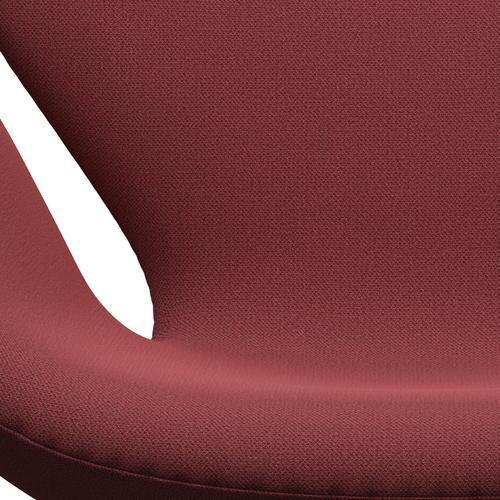Fritz Hansen Swan Lounge Chair, Warm Graphite/Capture Dark Red