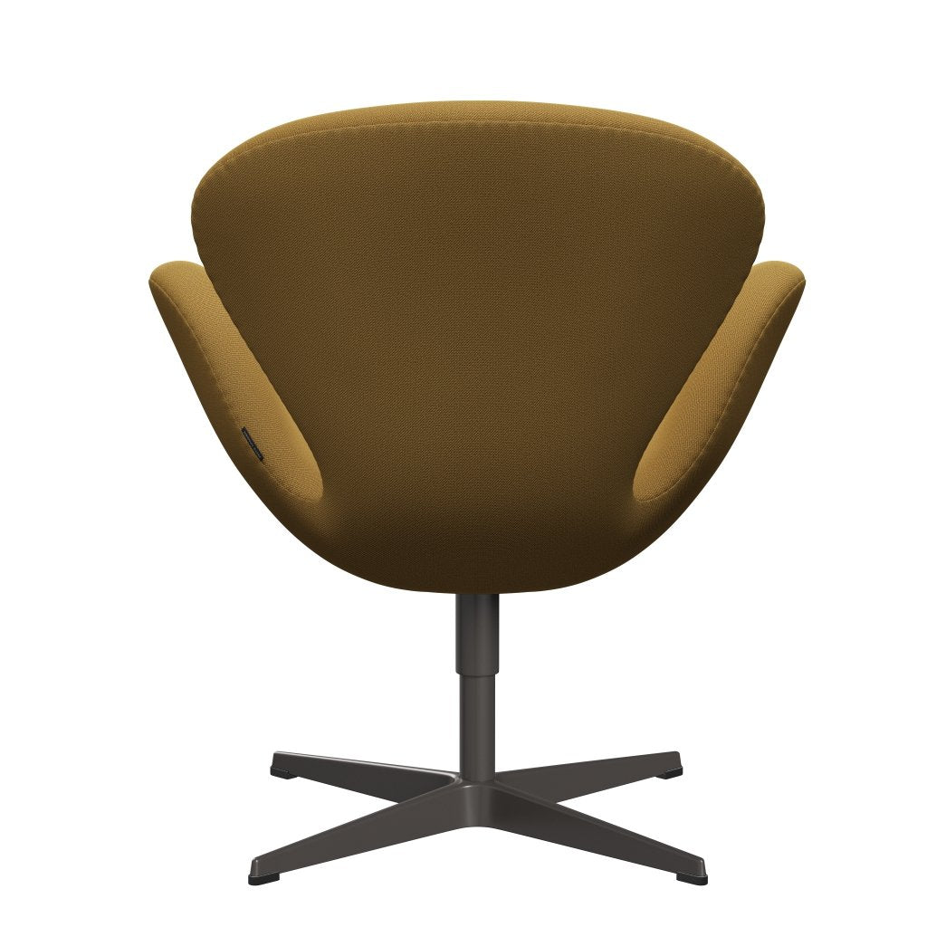 Fritz Hansen Swan Lounge Chair, Warm Graphite/Capture Mustard Light