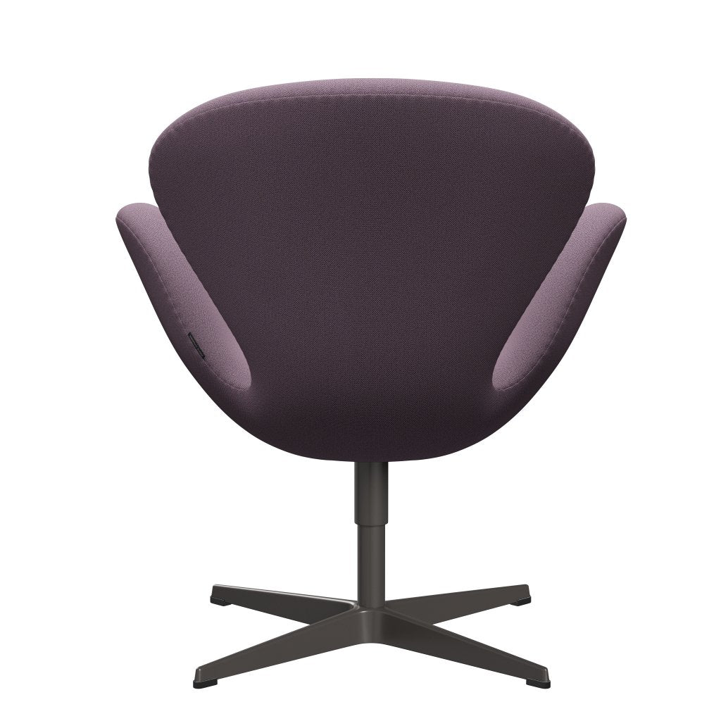 Fritz Hansen Swan Lounge Chair, Warm Graphite/Capture Violet/Brown