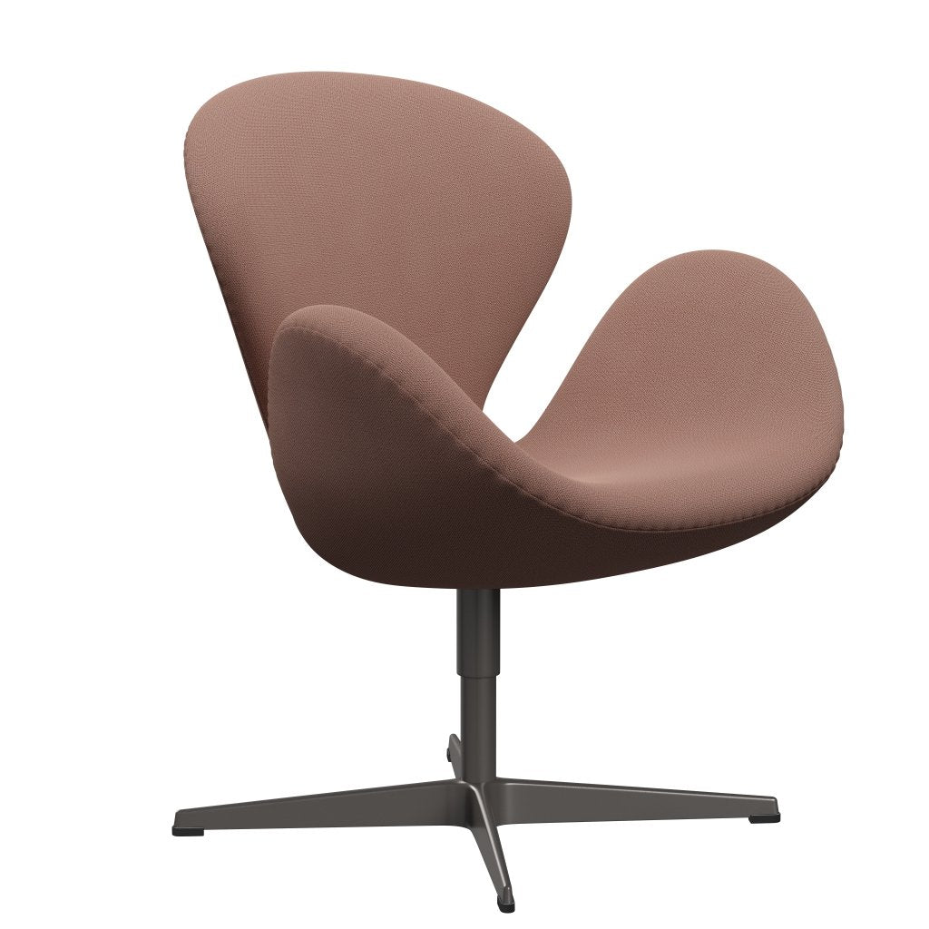 Fritz Hansen Swan Lounge Chair, Warm Graphite/Capture Brick/Red