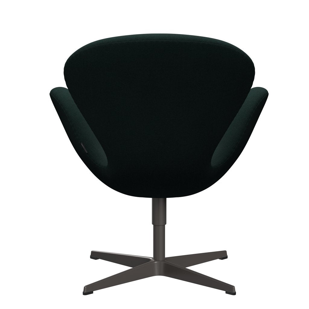 Fritz Hansen Swan Lounge Chair, Warm Graphite/Christianshavn Dark Green