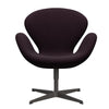 Fritz Hansen Swan Lounge Chair, Warm Graphite/Diablo Plum