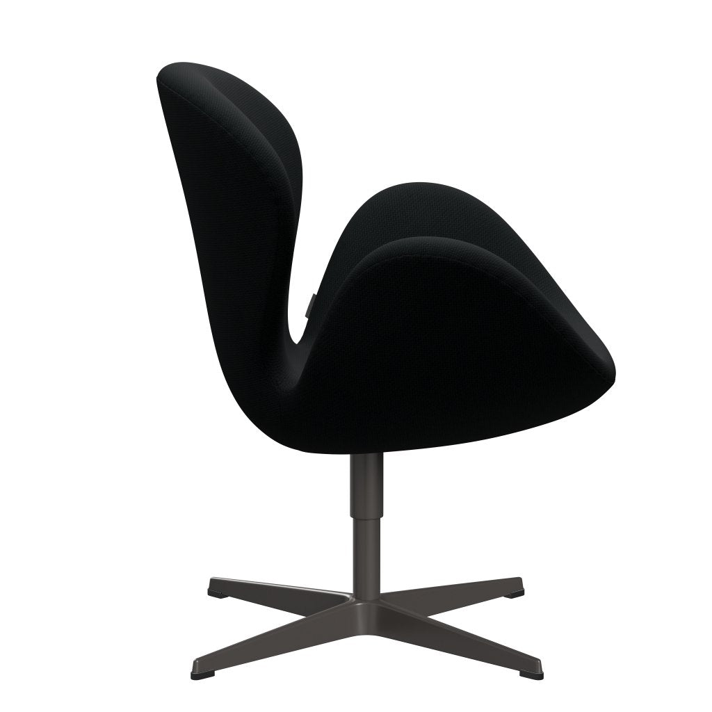 Fritz Hansen Swan Lounge Chair, Warm Graphite/Diablo Black