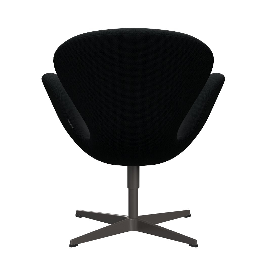 Fritz Hansen Swan Lounge Chair, Warm Graphite/Diablo Black