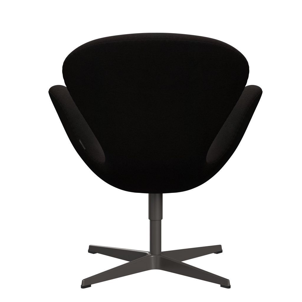 Fritz Hansen Swan Lounge Chair, Warm Graphite/Divina Dark Brown (384)