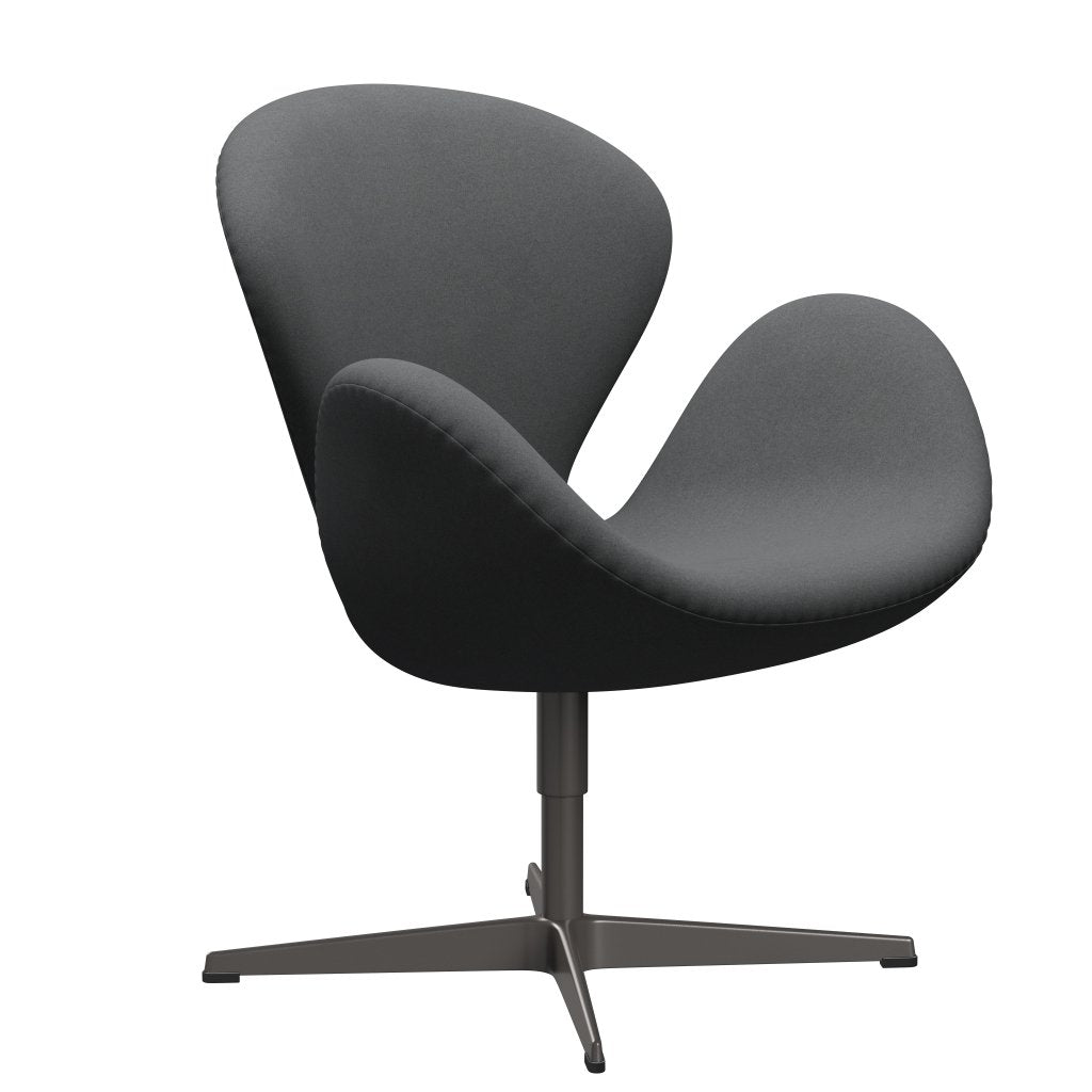 Fritz Hansen Swan Lounge Chair, Warm Graphite/Divina Dark Grey