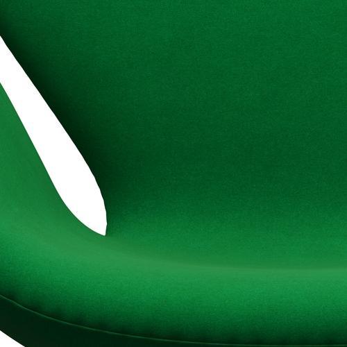 Fritz Hansen Swan Lounge Chair, Warm Graphite/Divina Grass Green