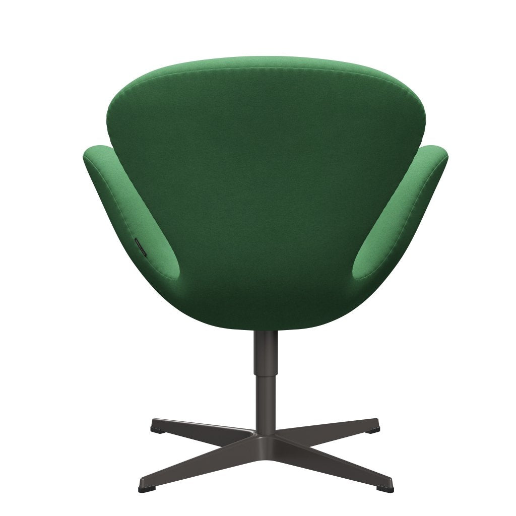 Fritz Hansen Swan Lounge stol, varm grafit/divina grøn