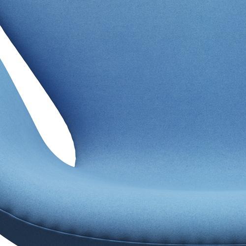 Fritz Hansen Swan Lounge Chair, Warm Graphite/Divina Light Blue (712)