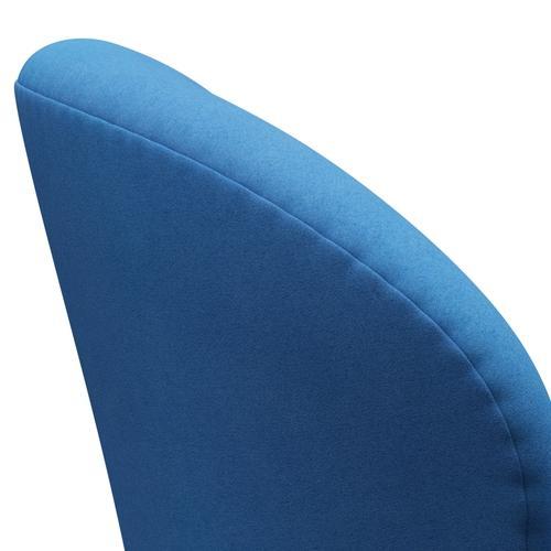 Fritz Hansen Swan Lounge Chair, Warm Graphite/Divina Light Blue (742)