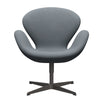 Fritz Hansen Swan Lounge Chair, Warm Graphite/Divina Light Grey