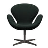 Fritz Hansen Swan Lounge Chair, Warm Graphite/Divina Charcoal