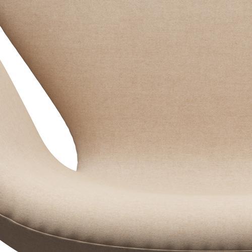 Fritz Hansen Swan Lounge Chair, Warm Graphite/Divina Md Crème