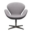 Fritz Hansen Swan Lounge Chair, Warm Graphite/Divina Md Cool Light Grey