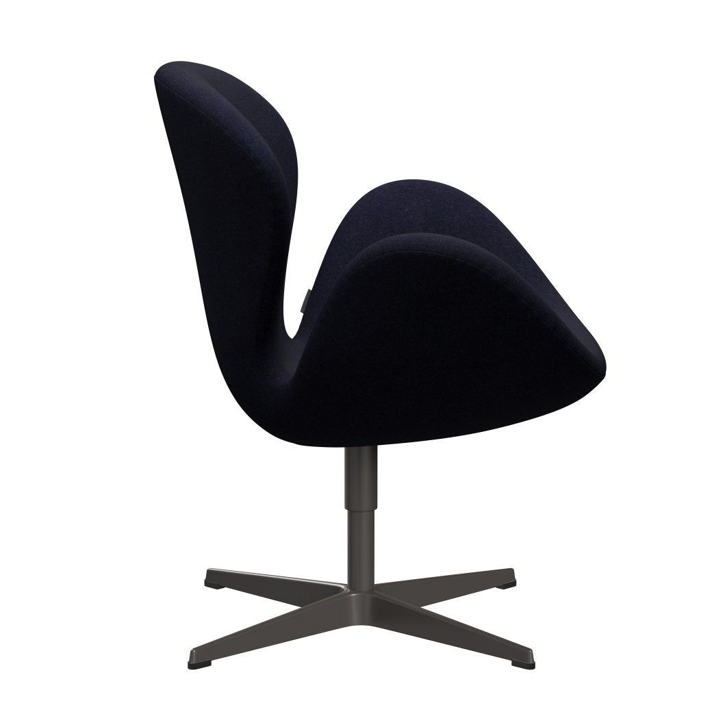 Fritz Hansen Swan Lounge Chair, Warm Graphite/Divina Md Marine Dark
