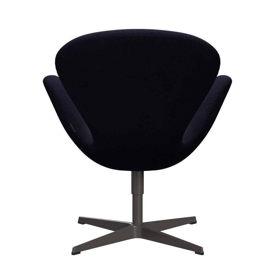 Fritz Hansen Swan Lounge Chair, Warm Graphite/Divina Md Marine Dark