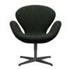 Fritz Hansen Swan Lounge Chair, Warm Graphite/Divina Md Moss Green
