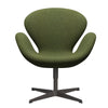 Fritz Hansen Swan Lounge Chair, Warm Graphite/Divina Md Wintergrün