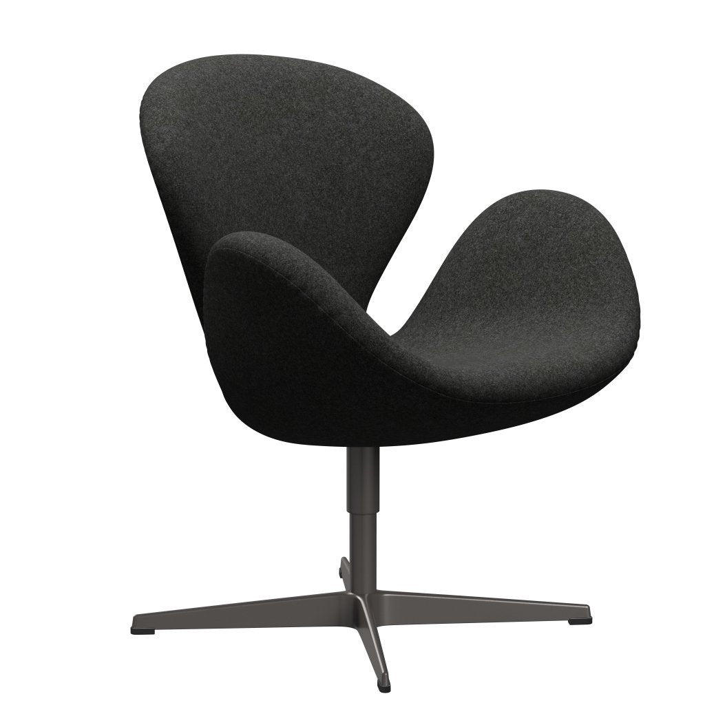 Fritz Hansen Swan Lounge Chair, Warm Graphite/Divina Melange Grey