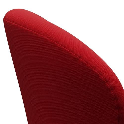 Fritz Hansen Swan Lounge Chair, Warm Graphite/Fame Red (64089)