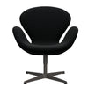 Fritz Hansen Swan Lounge Chair, Warm Graphite/Fame Black
