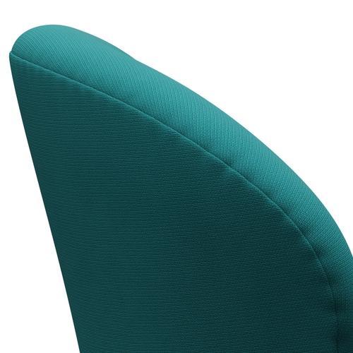 Fritz Hansen Swan Lounge Chair, Warm Graphite/Fame Turquoise (67016)