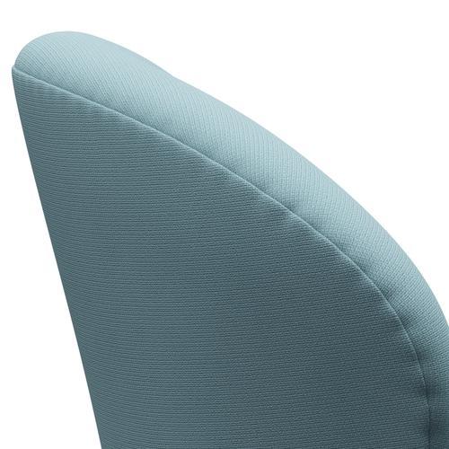 Fritz Hansen Swan Lounge Chair, Warm Graphite/Fame Turquoise Light