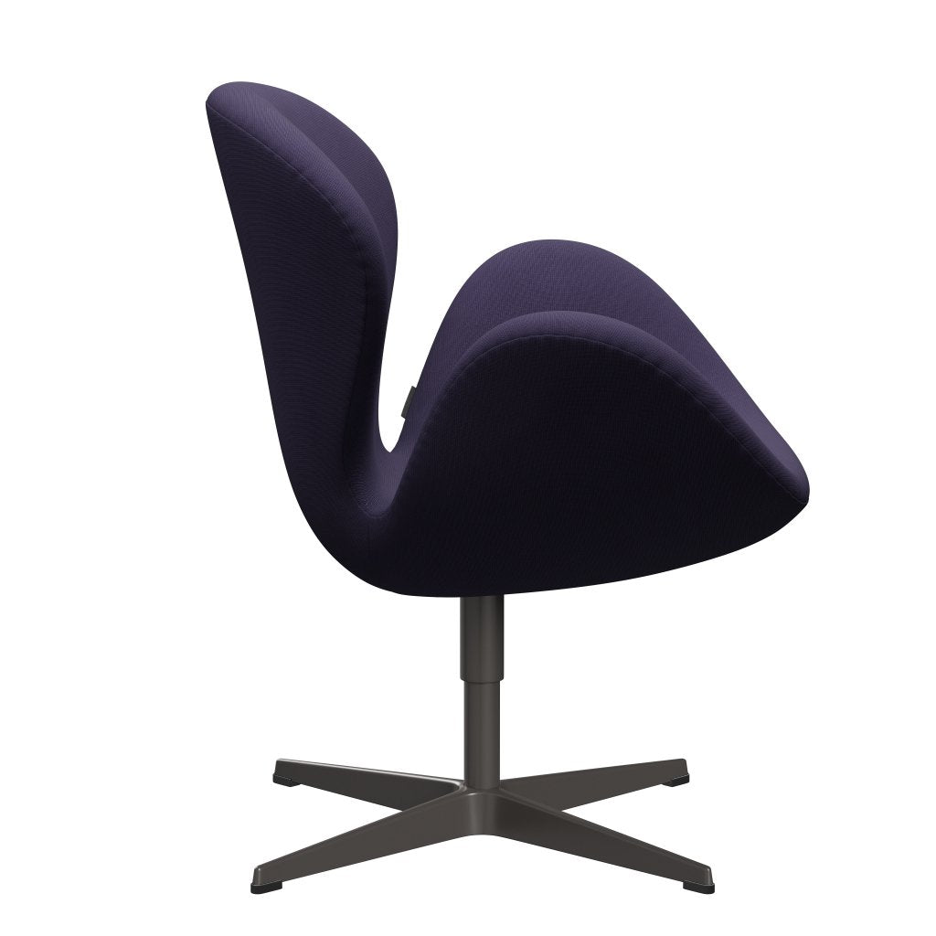 Fritz Hansen Swan Lounge Chair, Warm Graphite/Fame Violet Dark
