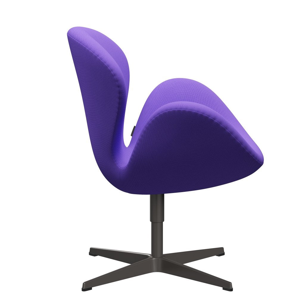 Fritz Hansen Swan Lounge Chair, Warm Graphite/Fame Violet Light