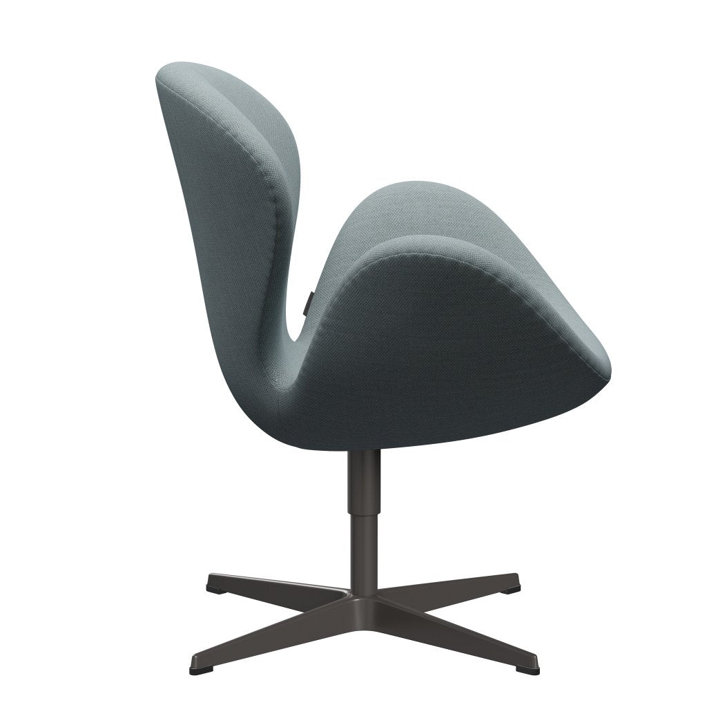 Fritz Hansen Swan Lounge stol, varm grafit/fiord grøn/blå/sten