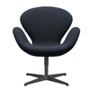 Fritz Hansen Swan Lounge Chair, Warm Graphite/Fiord Midnight Blue