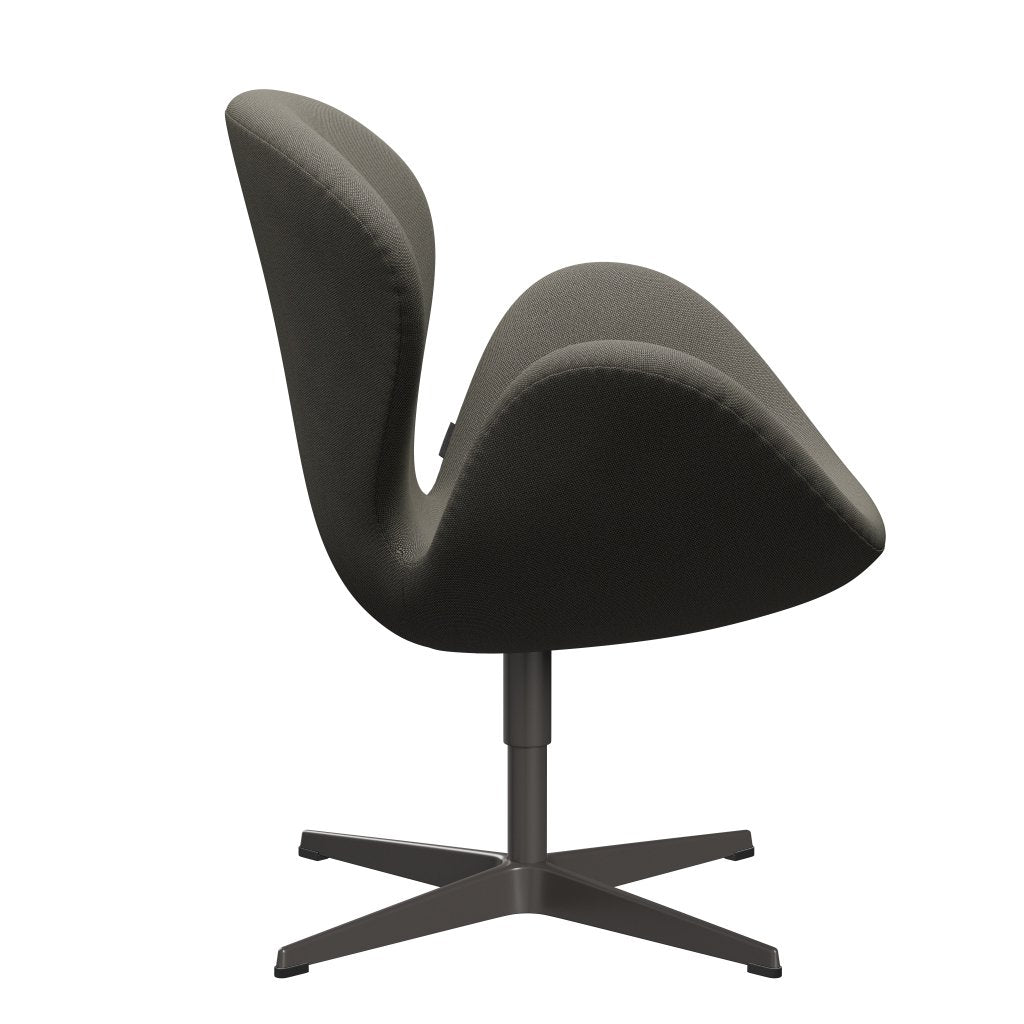 Fritz Hansen Swan Lounge Chair, Warm Graphite/Rime Dark Grey/Beige