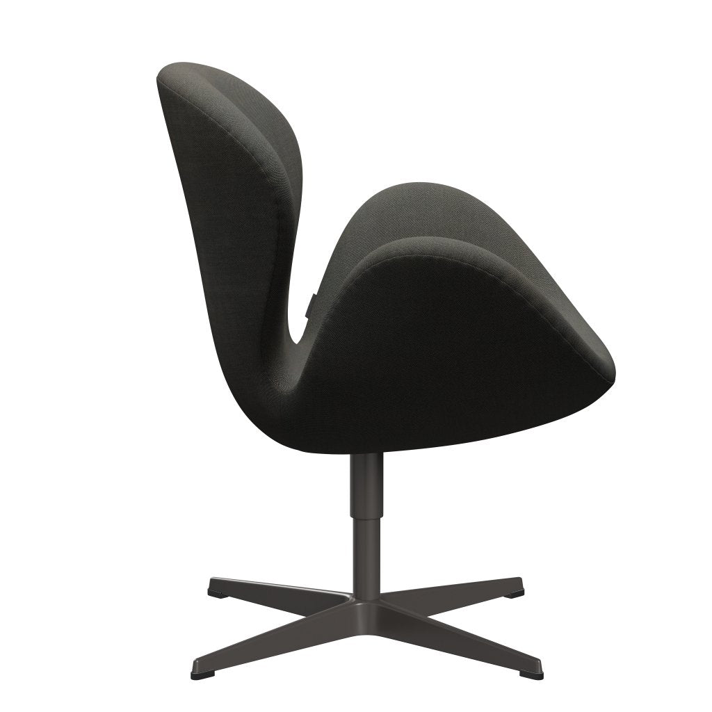 Fritz Hansen Swan Lounge stol, varm grafit/rim mørkegrå/khaki